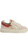 Giuseppe Zanotti Zip Detailing Trainers In Neutrals