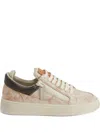 Giuseppe Zanotti Zip Detailing Trainers In Orange