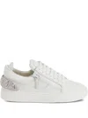 Giuseppe Zanotti Zip Detailing Trainers In White