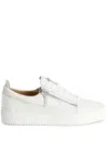 Giuseppe Zanotti Zip-details Low-top Sneakers In White