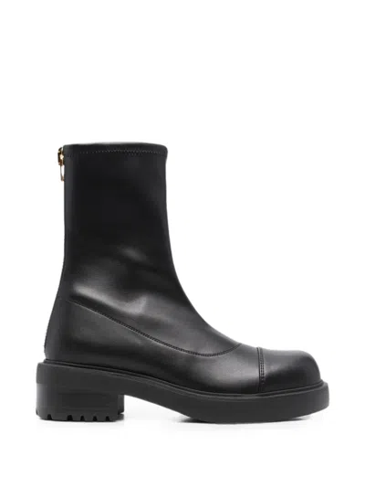 Giuseppe Zanotti Zip-embellishment Ankle Boots In Black
