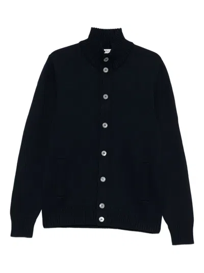 Giuuno High-neck Cardigan In Blue