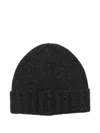 Giuuno Ribbed Beanie In Gray