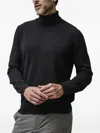 Giuuno Turtleneck Long-sleeve Sweater In Black