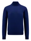 Giuuno Turtleneck Sweater In Blue