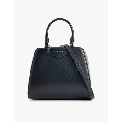 Givenchy 001-black Antigona Cube Mini Leather Top-handle Bag