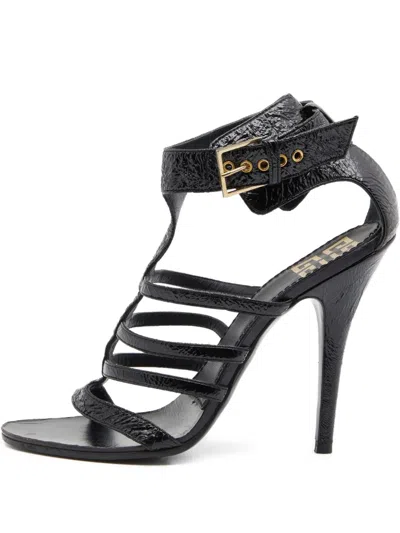 Pre-owned Givenchy 115mm Patent-finish Sandals