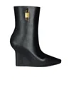 Givenchy Leather Ankle Boots In Black