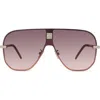 Givenchy 4gem Metal Aviator Sunglasses In Gold/gradient Brown