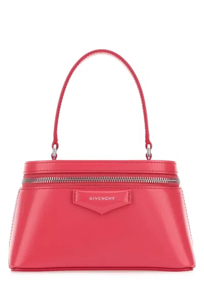 Givenchy 18.5w X 12h X 8d Cm Antigona Leather Handbag With Handle And Shoulder Strap In Pink