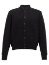 Givenchy Black Jacquard Logo Bomber Jacket In Black