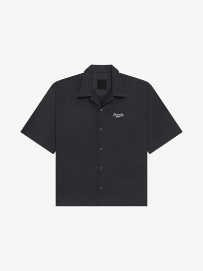 Givenchy 1952 Boxy Fit Shirt In Poplin In Black