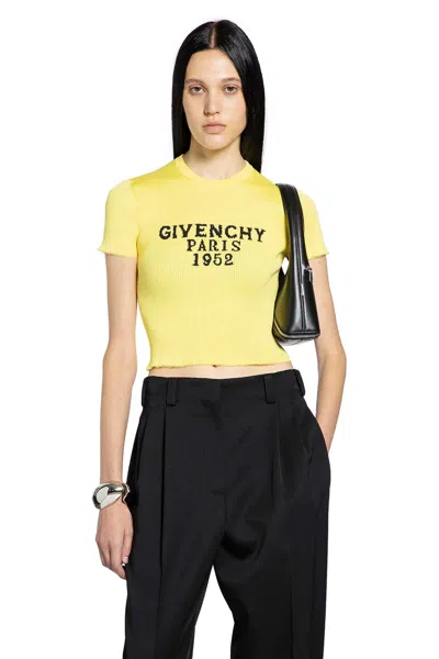 GIVENCHY 1952 PARIS SHORT SLEEVE CROP TOP