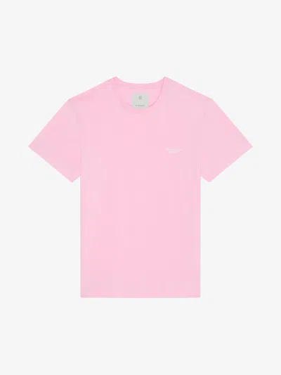 Givenchy 1952 Slim Fit T-shirt In Cotton In Baby Pink