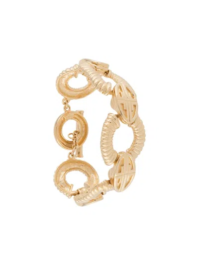 Pre-owned Givenchy 1980s Chain-link Bracelet In Gold