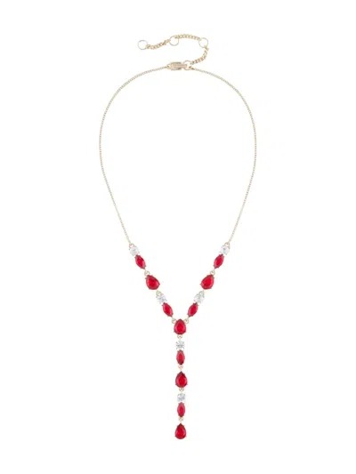 Pre-owned Givenchy 1980s Embellished Necklace In Gold