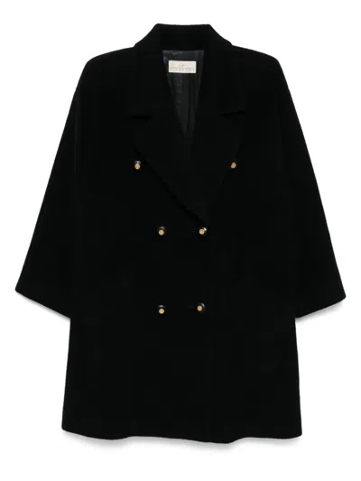 Pre-owned Givenchy 1990-2000s Double-breasted Coat In Black