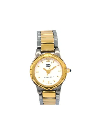 Pre-owned Givenchy 1990-2000s Round Face 24mm