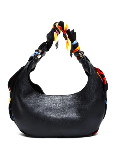 Pre-owned Givenchy 2000-2015 Leather Shoulder Bag In Black