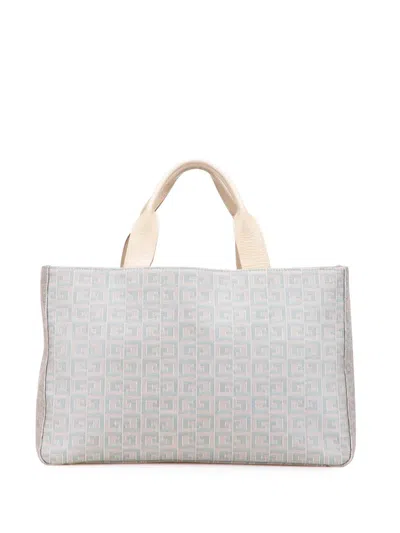 Pre-owned Givenchy 2000-2025 Canvas 4g Tote Bag In Brown