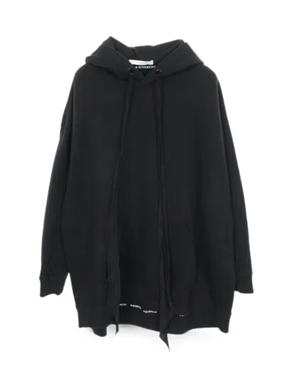 Pre-owned Givenchy 2000s Logo-print Hoodie In Black