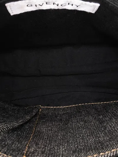 Pre-owned Givenchy 2010-2025 Denim Shoulder Bag In Black