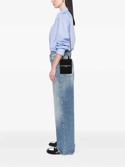 Pre-owned Givenchy 2010-2025 Mini Canvas G Tote Satchel In Black