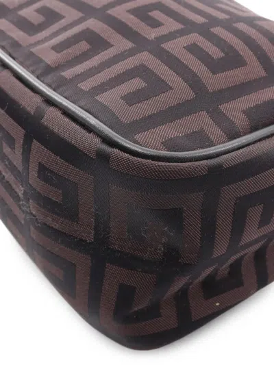 Pre-owned Givenchy 2010-2026 Nylon 4g Shoulder Bag In Brown