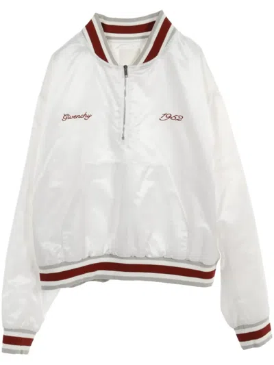 Pre-owned Givenchy 2010s Bomber-style Top In White