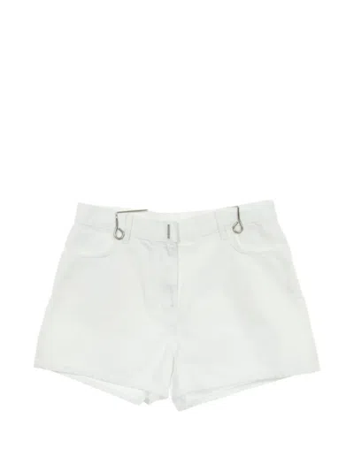 Pre-owned Givenchy 2010s Denim Shorts In White