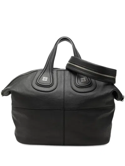 Pre-owned Givenchy 2012 Medium Calfskin Nightingale Satchel In Black