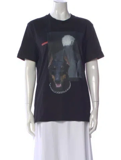 Pre-owned Givenchy 2013 Graphic Print T-shirt In Blue