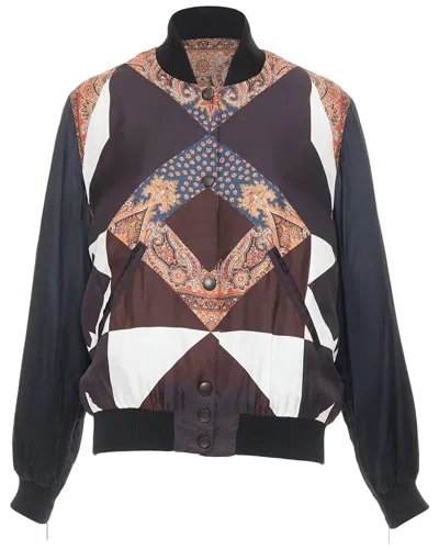 Pre-owned Givenchy 2013 Silk Teddy Bomber Jacket