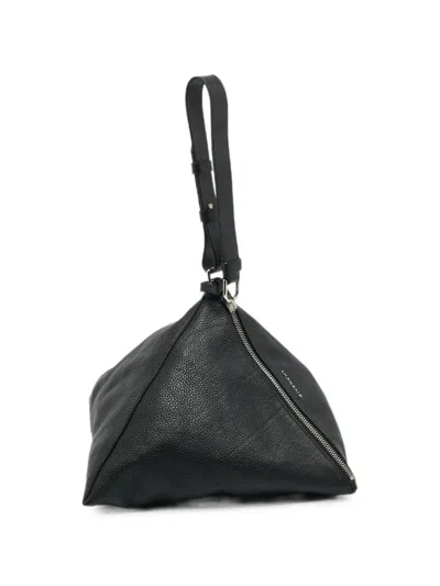 Pre-owned Givenchy 2014 Large Triangle Shoulder Bag In Black