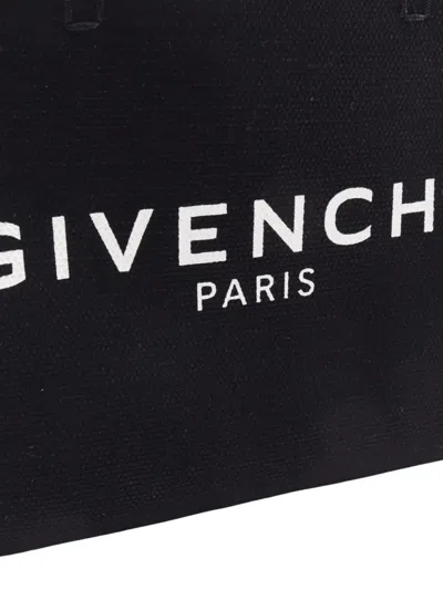Pre-owned Givenchy 2015-2026 Mini Canvas G Tote Satchel In Black