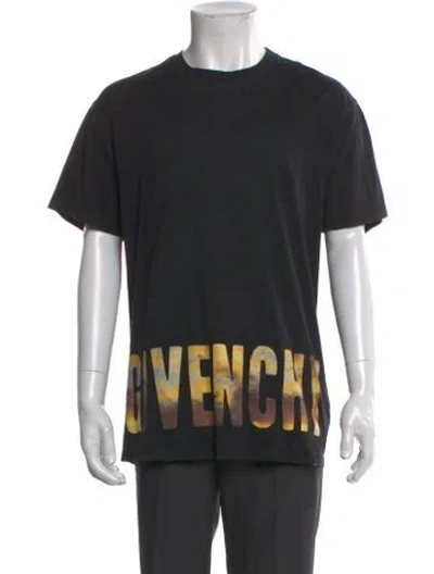 Pre-owned Givenchy 2017 Graphic Print T-shirt In Black