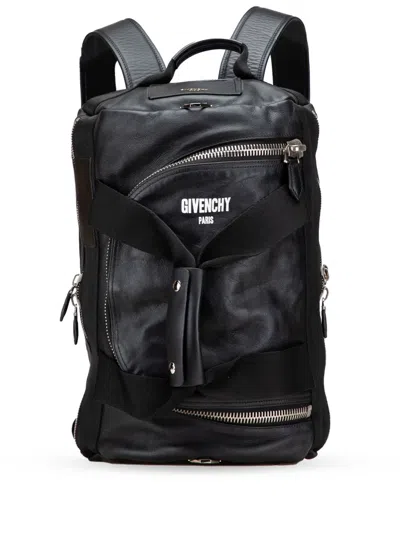 Pre-owned Givenchy 2017 Leather Backpack In Black