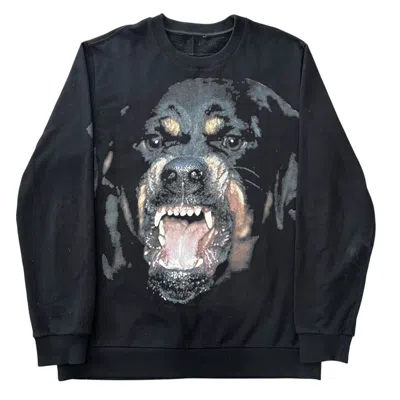Pre-owned Givenchy 2018ss Rottweiler Crew-neck Sweat In Black