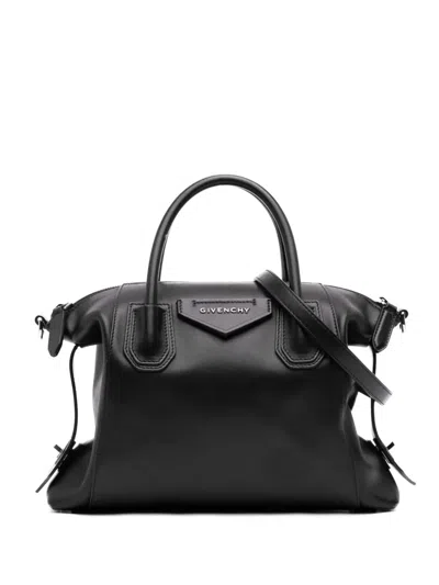 Pre-owned Givenchy 2020 Medium Calfskin Antigona Soft Bag Satchel In Black