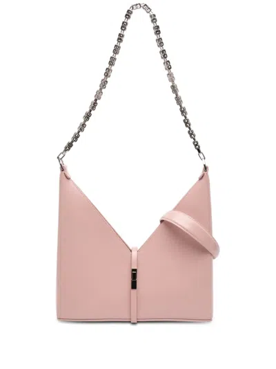 Pre-owned Givenchy 2021-2026 Small Leather Cut Out Satchel In Pink