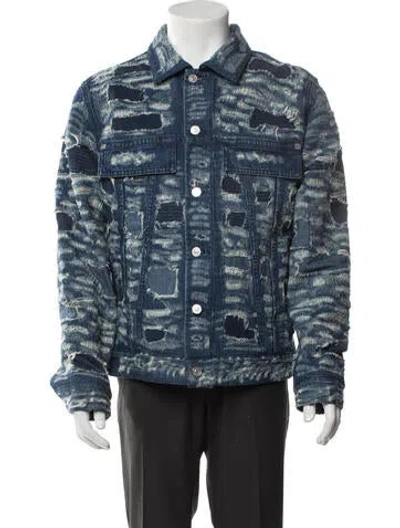 Pre-owned Givenchy 2022 Signature Logo In Blue