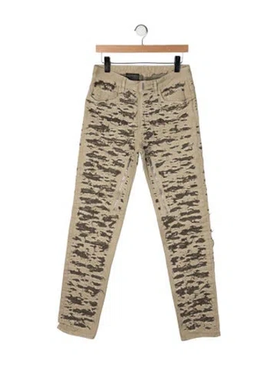 Pre-owned Givenchy 2022 Slim Fit Jeans In Neutral