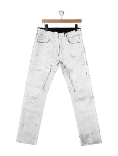 Pre-owned Givenchy 2022 Slim Fit Jeans In White