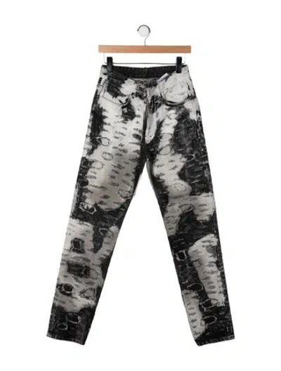 Pre-owned Givenchy 2022 Straight-leg Jeans In White