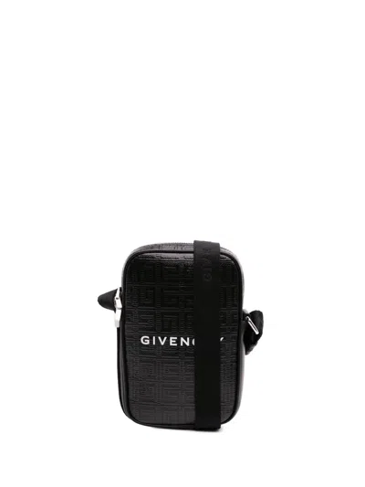 Pre-owned Givenchy 2023 Coated Canvas G Essentials 4g Phone Pouch Crossbody Bag