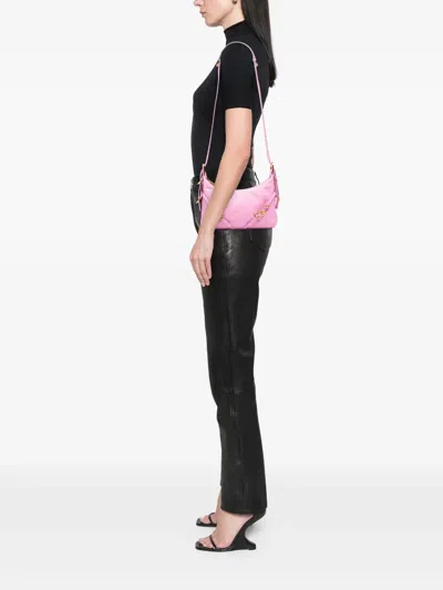 Pre-owned Givenchy 2023 Mini Leather Voyou Crossbody Bag In Pink