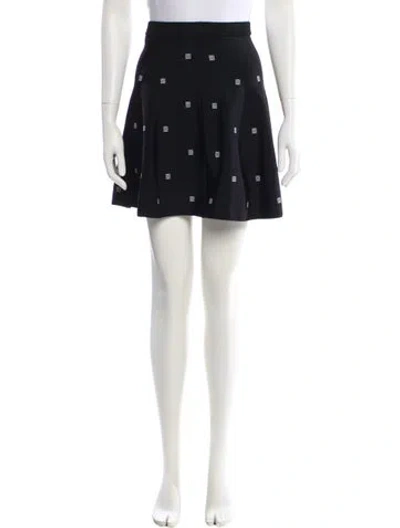 Pre-owned Givenchy 2023 Mini Skirt In Black