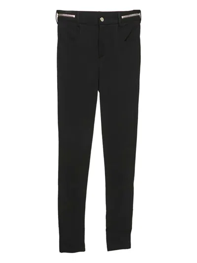 Pre-owned Givenchy 2023 Zip-embellished Trousers In Black