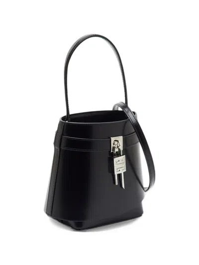 Pre-owned Givenchy 2024 Shark Lock Bucket Bag In Black