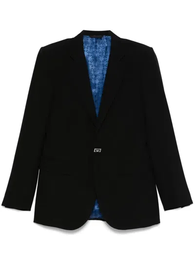 GIVENCHY 2G-CLIP WOOL BLAZER